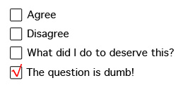 sodumb √ The question is dumb